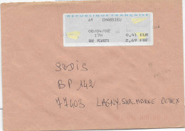 Vignette D'affranchissement De Bureau De Poste - Mog - Chassieu - 2000 Type « Avions En Papier »