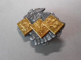 Original Basler Fasnacht Plakette (BLAGGETTE) 1987  Gold - Ll - Carnaval