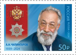 2024 3576 Russia Cavaliers Of The Order For Merit To The Fatherland - Artur Chilingarov, 1939-2024 MNH - Ungebraucht