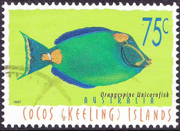 COCOS (KEELING) ISLANDS 1997 75c Multicoloured, Marine Life SG332 FU - Cocos (Keeling) Islands