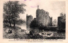1647   Cpa  HERBIGNAC :  Ruines Du Chateau De Ranrouêt  , Vers  1850 !! - Herbignac