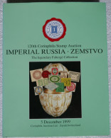 Corinphila Fabergé Collection Russia Zemstvo 1999 - Catalogues De Maisons De Vente