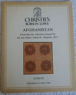 Auction Catalogue Stamps Afghanistan Hopkins Collection 1988 Christie's Robson Lowe - Catalogues De Maisons De Vente
