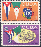 CUBA 1965, WORLD FESTIVAL Of YOUTH And STUDENTS In  ALGIERS, COMPLETE, MNH SERIES With GOOD QUALITY, *** - Unused Stamps