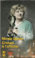 Nicola Upson. Crimes à L'affiche - 10/18 - Grands Détectives