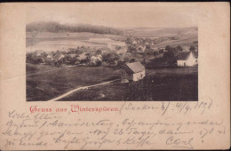 Gest. W-7768 Winterspüren Blick Zum Ort 1898, Min. Best. - Radolfzell