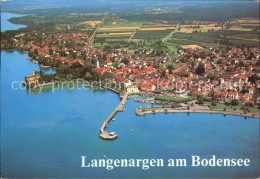Langenargen Bodensee Fliegeraufnahme Hafen Landesteg - Langenargen