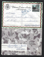 Colonial War Aerogram Circulated SPM 3536 To EPI Mafra 1963. Cotton Flower. Benguela Post Office. Elephant. Angola. Rare - Briefe U. Dokumente