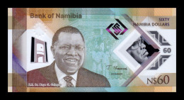 Namibia 60 Dollars Hage Geingob Commemorative 2025 Pick 19 New Polymer Sc Unc - Namibie