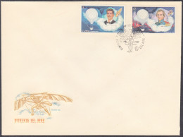 CUBA 1970, FDC, PIONEERS Of AVIATION With BALLOONS - FDC