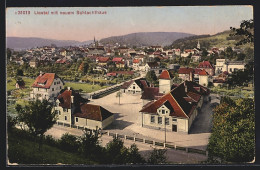 AK Liestal, Ortsansicht Mit Neuem Schlachthaus - Liestal