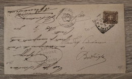 1886 ITALIAN COVER WITH STAMP YVERT 16 - Autres & Non Classés