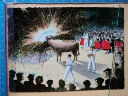 KOV 506-57 - BULL, TAUREAU, CORRIDA DE TOROS, MATADOR - Stiere