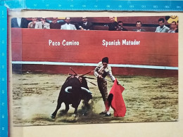 KOV 506-57 - BULL, TAUREAU, CORRIDA DE TOROS, MATADOR PACO CAMINO - Stiere