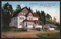 AK Sindelfingen, Hotel-Kurhaus Zum Mönchsbrunnen - Sindelfingen