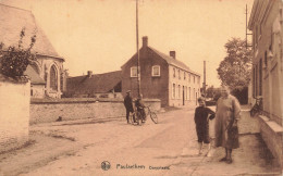 BELGIQUE - Paulaethem - Dorpplaats - Rue - Vélo - Enfant - Bâtiment - Animé - Nels - Carte Postale Ancienne - Zwalm