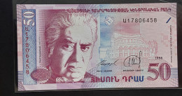 Arménia  50  Dram  1998 - Armenia