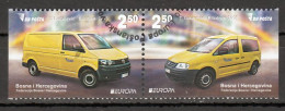 Bosnie En Herzegowina Type D Europa Cept 2013 Gestempeld Paar - 2013