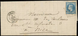 Lettre France N°29 Obl. GC 2387 S. LAC, Càd T15 MONACO 8/10/68, Arr. NICE, TB - Other & Unclassified