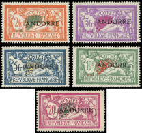 ** N°19/23 2f, 3f, 5f, 10f Et 20f De 1931, Neufs **, TB - Other & Unclassified