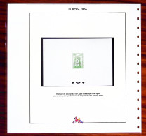 Epreuve N°1076 Joli Lot De Trois épreuve D'artiste Et D'atelier Du 15F, Non émis Avec Fond Ligné En Vert Et Une En Vert  - Other & Unclassified