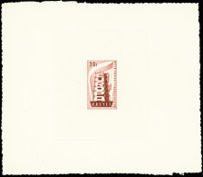 Epreuve N°1077 Epreuve D'artiste Du Timbre 30F En Lilas Rose Et Carmin, TB - Altri & Non Classificati