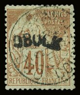 Obl N°9 40c Rouge Orange, Obl, TB Signé Calves - Other & Unclassified