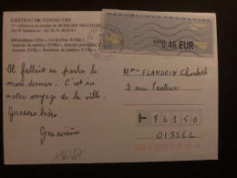 CP VIGNETTE 0,46 EUR OBL.MEC.31-5 2002 14 ST PIERRE SUR DIVES CALVADOS - 1999-2009 Vignettes Illustrées
