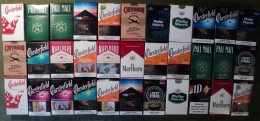 PARAGUAY. LOT DE 16 PAQUETS DE CIGARETTES VIDES PLUS 1 FRANCAIS. ANNEES 2010 / 2020 - Empty Tobacco Boxes