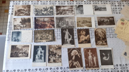 Peinture Tableau Lot De 100 Cartes Postales Anciennes - Verzamelingen & Kavels
