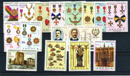 Port. Angola 1967, Kl. Lot, Military Naval, Orden W. Top Values, Cabral, MNH - Angola