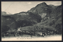 AK Lungern, Ortsansicht Mit Wylerhorn, Um 1900 - Lungern