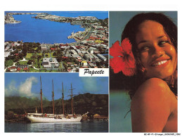 BZ-BFP1-0752-TAHITI - Ville Et Port De Papeete - Tahiti