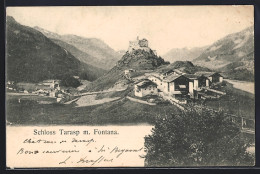 AK Tarasp, Schloss Tarasp Mit Fontana - Tarasp