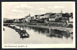 AK Bad Friedrichshall, Teilansicht Mit Schiffen Auf Dem Fluss - Bad Friedrichshall