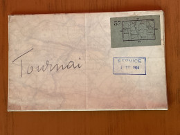 Ancienne Carte Militaire 1910  Tournai - Leuze-Frasnes Lez Buissenal - Antoing - Roubaix - Geographical Maps