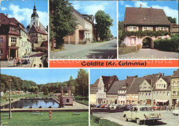 Colditz Eingang Tiergarten Markt Waldbad - Colditz