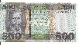 SOUDAN SOUTH 500 POUNDS 2021 UNC P 16 C - Sudan