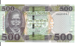 SOUDAN SOUTH 500 POUNDS 2024 UNC P 20 - Sudan