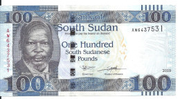 SOUDAN SOUTH 100 POUNDS 2019 UNC P 15 D - Sudan