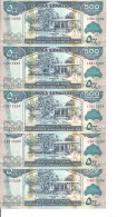 SOMALILAND 500 SHILLINGS 2011 UNC P 6 ( 5 Billets ) - Somalia