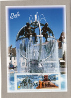 LISA Lettre Verte Sculpture Fontaine De Pierre Duc  Dole 27 03 2020 - Lettres & Documents