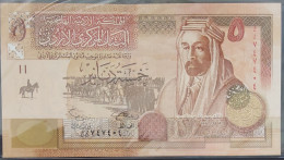 Jordânia  5 Dinars 2002 - Jordan