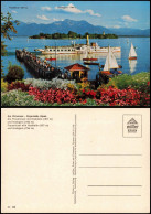 Chiemsee Schiffsanleger Am Chiemsee (See), Fraueninsel, Berg-Panorama 1970 - Chiemgauer Alpen