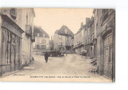CHAMPLITTE - Rue Du Bourg Et Place Du Marché - Très Bon état - Champlitte