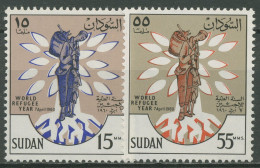 Sudan 1960 Weltflüchtlingsjahr 161/62 Postfrisch - Sudan (1954-...)