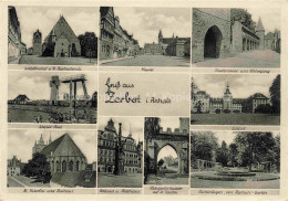 Zerbst Schlossfreiheit Und Bartholomae Markt Stadtmauer Wehrgang Loeper Bad Schl - Zerbst