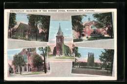 AK Windsor, Protestant Chruches Of The Border Cities Windsor & Ontario - Windsor
