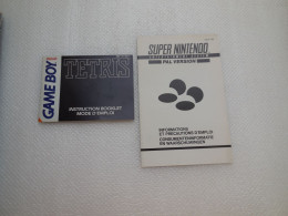 NINTENDO NOTICE TETRIS Et Dépliant Informations ...N6 - Literatuur En Instructies