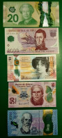 Canada + Chile + Scotland + Mexico + Costa Rica // Lot 5 Polymer Notes ++ Top Conditions ++++ - Collections